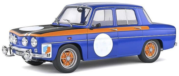 Renault 8 GORDINI 1300 COEPE GORDINI 1967 blå/sort/orange 1:18