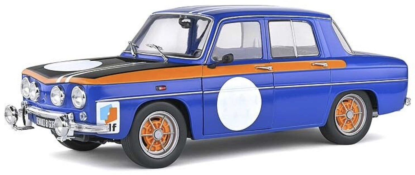 Renault 8 GORDINI 1300 COEPE GORDINI 1967 blå/sort/orange 1:18