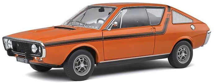 RENAULT 17 TS GORDINI 1973 ORANGE 1:18