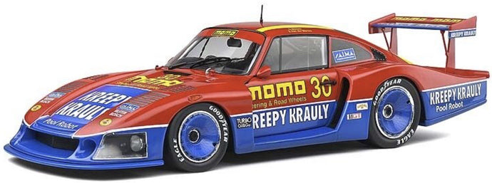 PORSCHE 935 MOBYDICK N.30 MOMO 6H MID OHIO 1983 V.DER MERWE-MORETTI 1:18