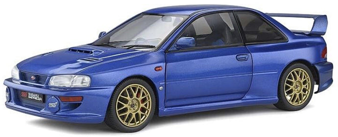 Subaru IMPREZA 22B 1998 blå metallic 1:18