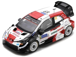 TOYOTA YARIS WRC TEAM TOYOTA GAZOO RACING WRT N 69 WINNER RALLY ESTONIA 2021 K.ROVANPERA - J.HALTTUNEN WHITE RED BLACK 1:43