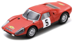 Porsche 904 GTS #5 DUTOIT/MOREL RALLYE DES ROUTES DU NORD 1967 rød/sort 1:43