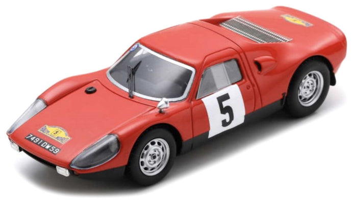 Porsche 904 GTS #5 DUTOIT/MOREL RALLYE DES ROUTES DU NORD 1967 rød/sort 1:43