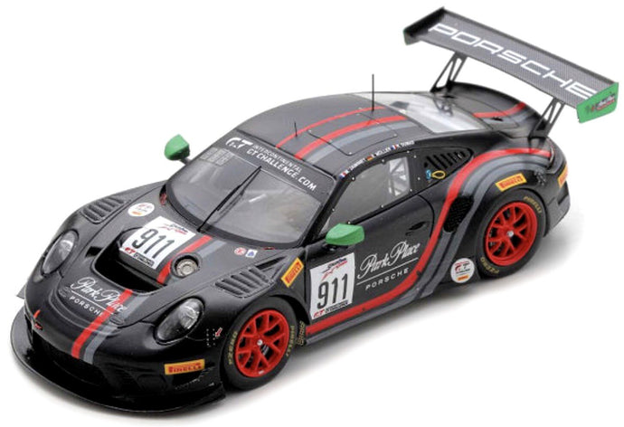 Porsche 911 GT3 R #911 JAMINET/MULLER/DUMAS 3rd 8H CALIFORNIA 2019 sort/rød/grå 1:43