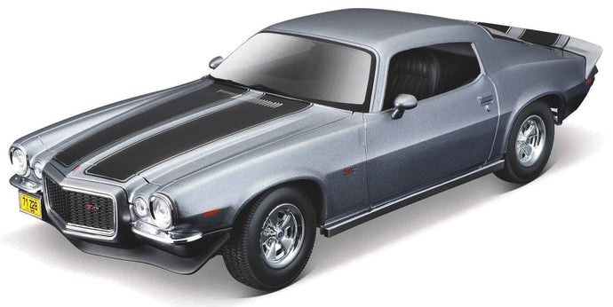 CHEVROLET CAMARO Z/28 COUPE 1971 GREY MET 1:18