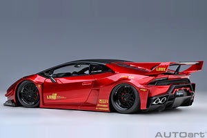 LAMBORGHINI HURACAN LIBERTY WALK LB SILHOUETTE WORKS GT 2018 HYPER RED 1:18