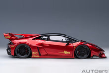 Indlæs billede til gallerivisning LAMBORGHINI HURACAN LIBERTY WALK LB SILHOUETTE WORKS GT 2018 HYPER RED 1:18