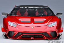 Indlæs billede til gallerivisning LAMBORGHINI HURACAN LIBERTY WALK LB SILHOUETTE WORKS GT 2018 HYPER RED 1:18