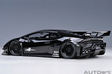 Indlæs billede til gallerivisning LAMBORGHINI HURACAN LIBERTY WALK LB SILHOUETTE WORKS GT 2018 BLACK 1:18