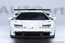 Indlæs billede til gallerivisning LAMBORGHINI DIABLO GTR 1999 WHITE 1:18