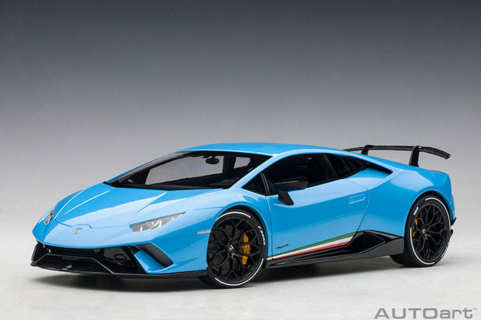 Lamborghini Huracan Performante, blue cepheus  1:18