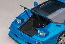 Indlæs billede til gallerivisning LAMBORGHINI DIABLO SE30 30th ANNIVERSARY EDITION 1994 BLUE MET 1:18