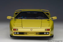 Indlæs billede til gallerivisning LAMBORGHINI DIABLO SE30 30th ANNIVERSARY EDITION 1994 YELLOW MET 1:18