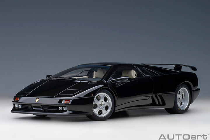 LAMBORGHINI DIABLO SE30 30th ANNIVERSARY EDITION 1994 DEEP BLACK MET 1:18