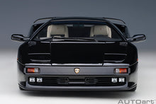 Indlæs billede til gallerivisning LAMBORGHINI DIABLO SE30 30th ANNIVERSARY EDITION 1994 DEEP BLACK MET 1:18