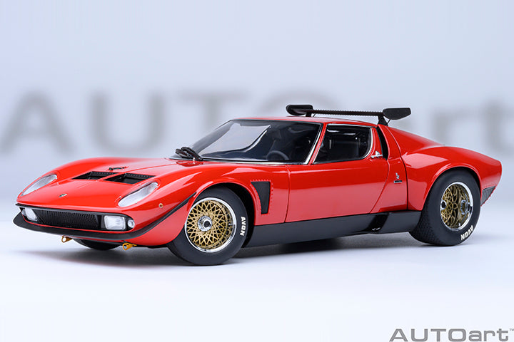 LAMBORGHINI MIURA SVR JOTA 1968 RED 1:18