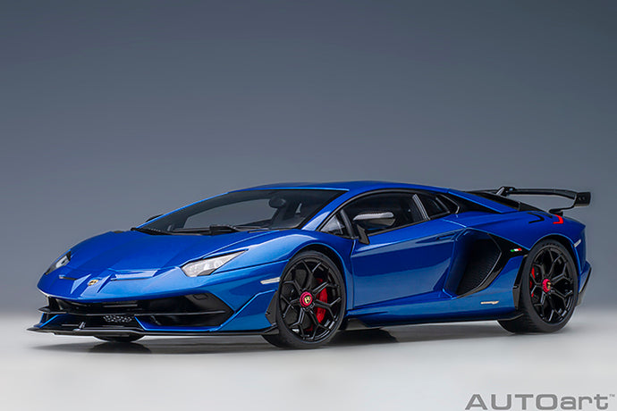 LAMBORGHINI AVENTADOR SVJ 2019 MET.BLUE 1:18