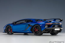 Indlæs billede til gallerivisning LAMBORGHINI AVENTADOR SVJ 2019 MET.BLUE 1:18