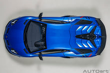 Indlæs billede til gallerivisning LAMBORGHINI AVENTADOR SVJ 2019 MET.BLUE 1:18