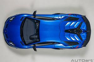 LAMBORGHINI AVENTADOR SVJ 2019 MET.BLUE 1:18