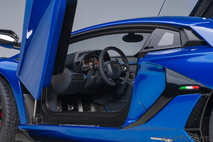 LAMBORGHINI AVENTADOR SVJ 2019 MET.BLUE 1:18