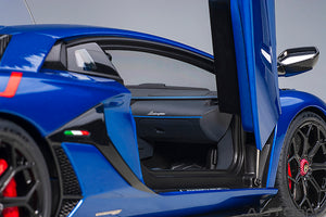 LAMBORGHINI AVENTADOR SVJ 2019 MET.BLUE 1:18
