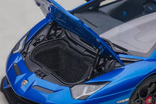 Indlæs billede til gallerivisning LAMBORGHINI AVENTADOR SVJ 2019 MET.BLUE 1:18