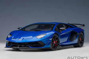 LAMBORGHINI AVENTADOR SVJ 2019 MET.BLUE 1:18