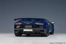 Indlæs billede til gallerivisning LAMBORGHINI AVENTADOR SVJ 2019 MET.BLUE 1:18