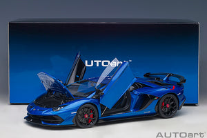 LAMBORGHINI AVENTADOR SVJ 2019 MET.BLUE 1:18