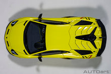 Indlæs billede til gallerivisning LAMBORGHINI AVENTADOR SVJ 2019 YELLOW TENERIFE 1:18