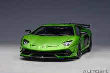 Indlæs billede til gallerivisning Lamborghini Aventador SVJ, verde alceo 1:18
