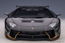 Indlæs billede til gallerivisning Liberty Walk Lamborghini Aventador, gloss black/gold accents 1:18