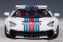 Indlæs billede til gallerivisning Liberty Walk Lamborghini Aventador *Martini*, white/red/blue 1:18