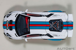 Liberty Walk Lamborghini Aventador *Martini*, white/red/blue 1:18