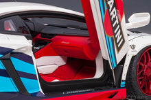 Indlæs billede til gallerivisning Liberty Walk Lamborghini Aventador *Martini*, white/red/blue 1:18