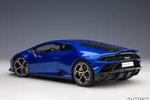 Indlæs billede til gallerivisning 1/18 Lamborghini Huracan Evo, blue 1:18
