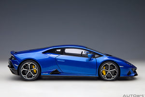 1/18 Lamborghini Huracan Evo, blue 1:18