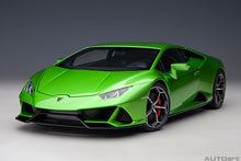 Indlæs billede til gallerivisning 1/18 Lamborghini Huracan Evo, verde selvans 1:18