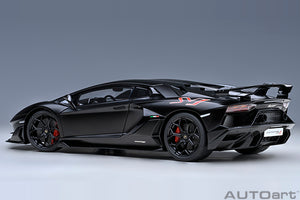 LAMBORGHINI AVENTADOR SVJ 2018 BLACK 1:18