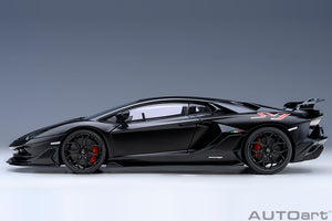 LAMBORGHINI AVENTADOR SVJ 2018 BLACK 1:18