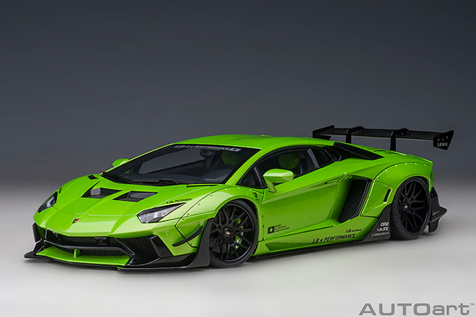 LAMBORGHINI AVENTADOR LIBERTY WALK 2017 PEARL GREEN 1:18