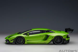 LAMBORGHINI AVENTADOR LIBERTY WALK 2017 PEARL GREEN 1:18