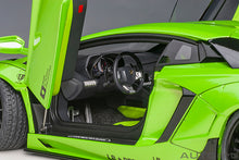 Indlæs billede til gallerivisning LAMBORGHINI AVENTADOR LIBERTY WALK 2017 PEARL GREEN 1:18