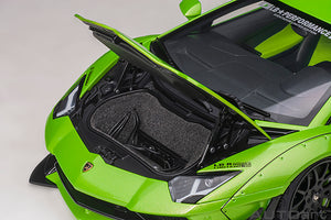 LAMBORGHINI AVENTADOR LIBERTY WALK 2017 PEARL GREEN 1:18