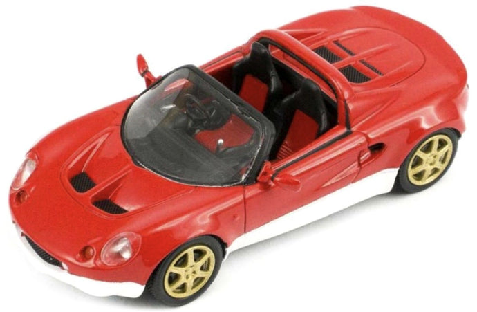 Lotus ELISE S1 TYPE 49 CABRIOLET 1999 rød/hvid 1:43