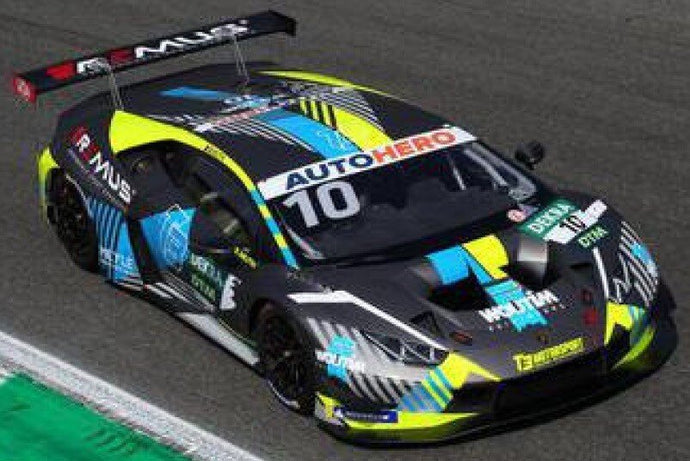 Lamborghini HURACAN GT3 EVO #10 ESTEBAN MUTH DTM 2021 sort/blå/gul 1:43
