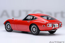 Indlæs billede til gallerivisning TOYOTA 2000GT 1967 RED 1:18