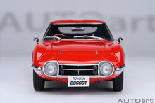 Indlæs billede til gallerivisning TOYOTA 2000GT 1967 RED 1:18